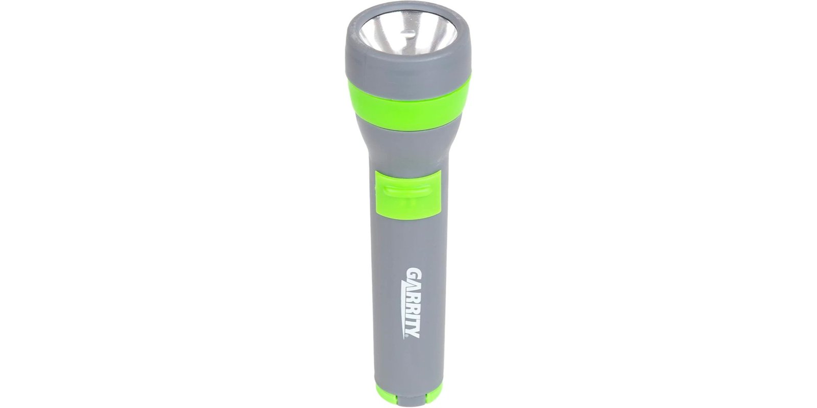 Alt text: A Valuelite 2D Flashlight with a sleek, cylindrical black body and a sturdy grip. The flashlight features a large round lens at the front, designed for bright, focused illumination. It rests on a flat surface, showing its ergonomic design and durable build for easy handling in various settings.